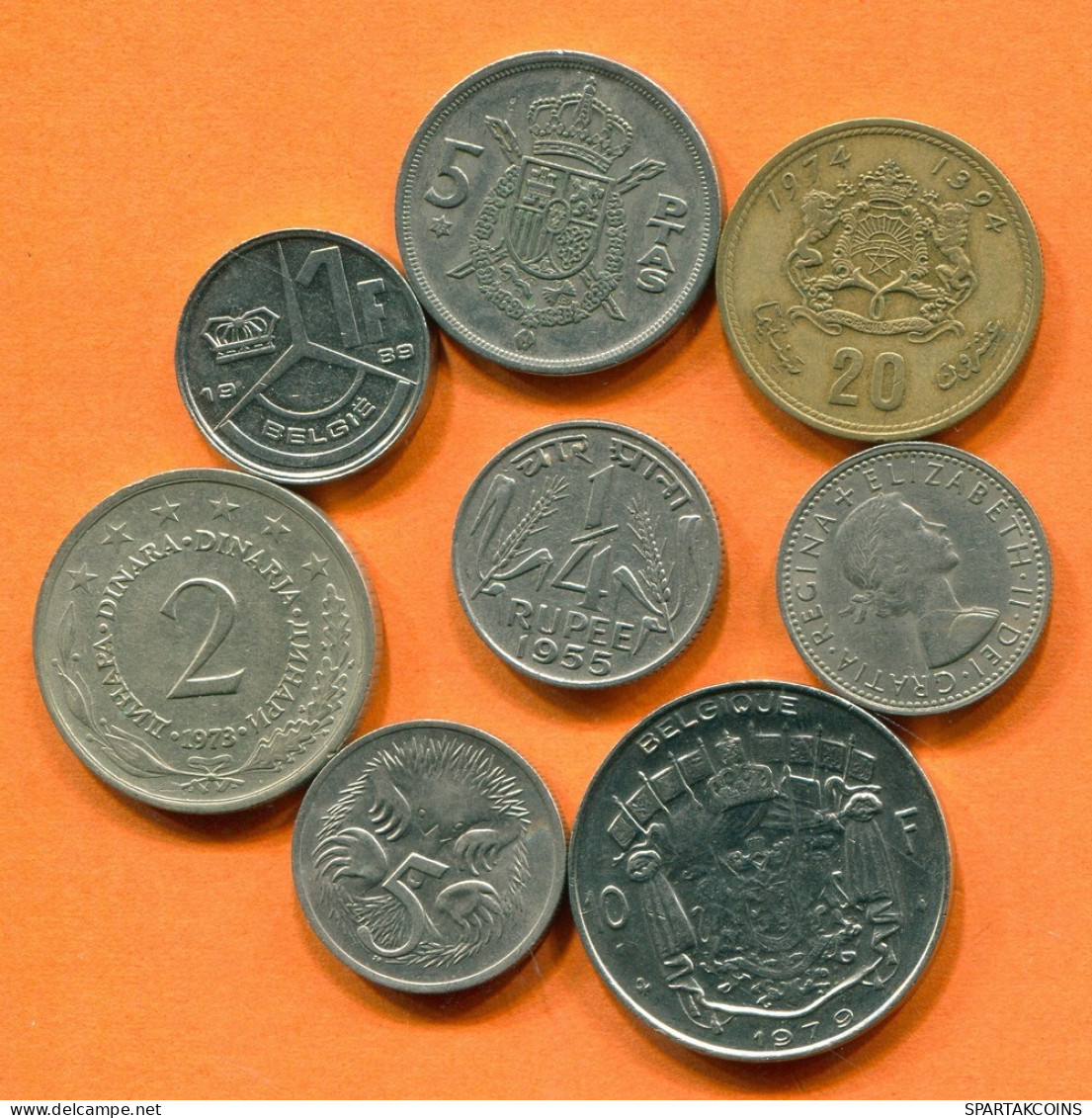 Collection MUNDO Moneda Lote Mixto Diferentes PAÍSES Y REGIONES #L10392.1.E.A - Autres & Non Classés