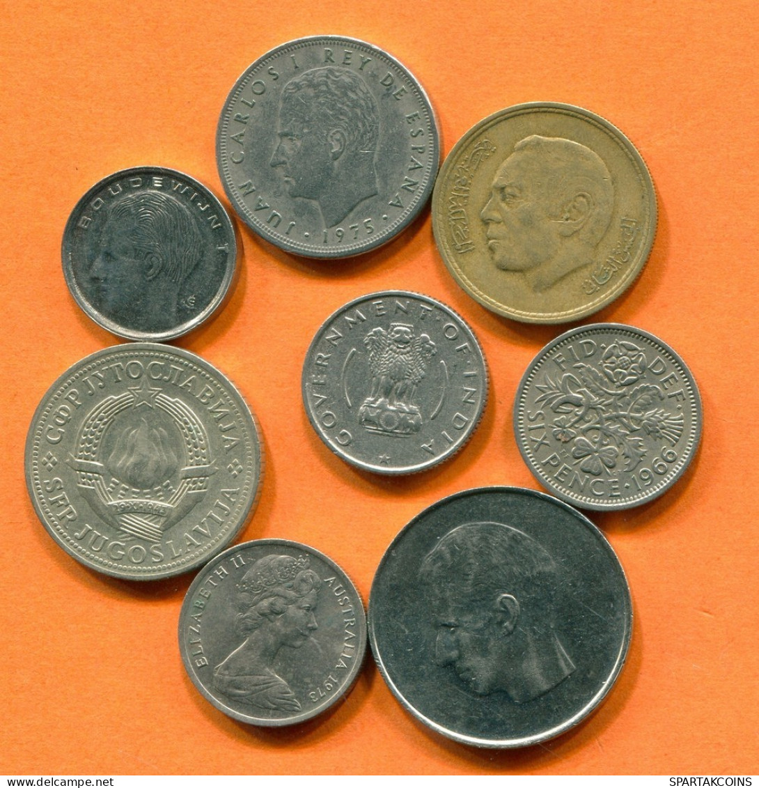 Collection MUNDO Moneda Lote Mixto Diferentes PAÍSES Y REGIONES #L10392.1.E.A - Other & Unclassified