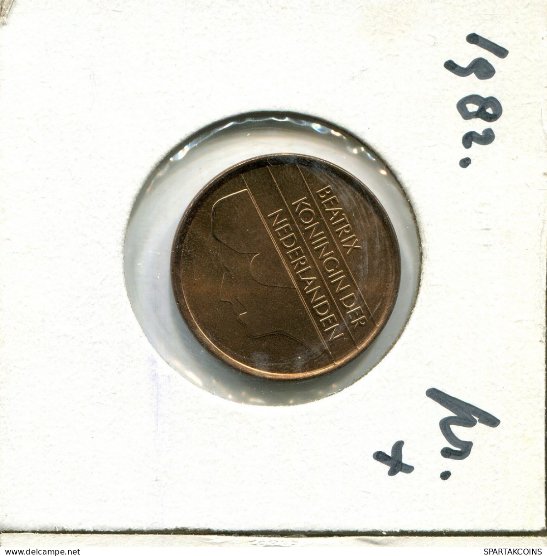 5 CENTS 1982 NETHERLANDS Coin #AU505.U.A - 1980-2001 : Beatrix