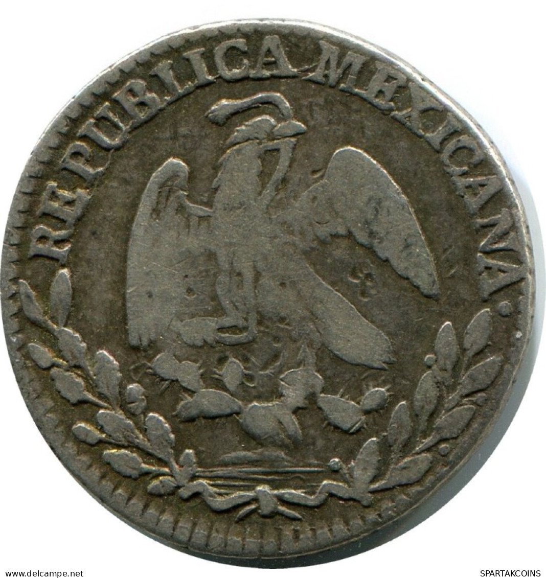 1 REAL 1826 JM MEXIQUE MEXICO Pièce ARGENT #AH392.5.F.A - Mexique