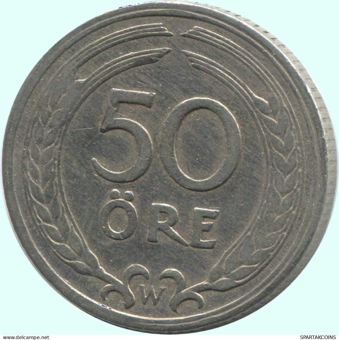 50 ORE 1921 W SUECIA SWEDEN Moneda RARE #AC698.2.E.A - Schweden