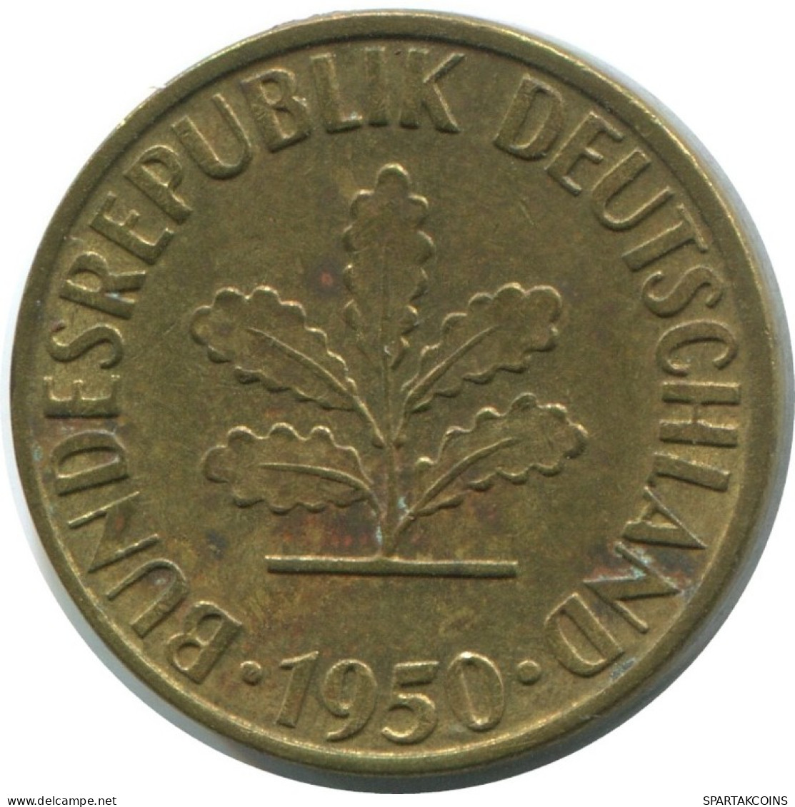 5 PFENNIG 1950 D BRD DEUTSCHLAND Münze GERMANY #AD876.9.D.A - 5 Pfennig