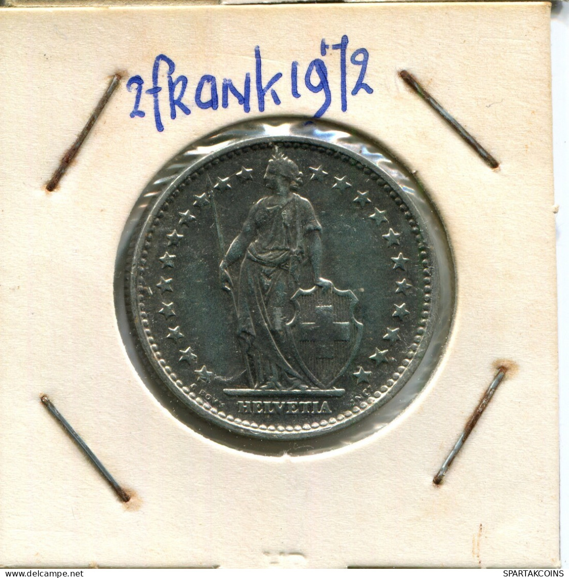 2 FRANCS 1971 SWITZERLAND Coin #AY071.3.U.A - Autres & Non Classés