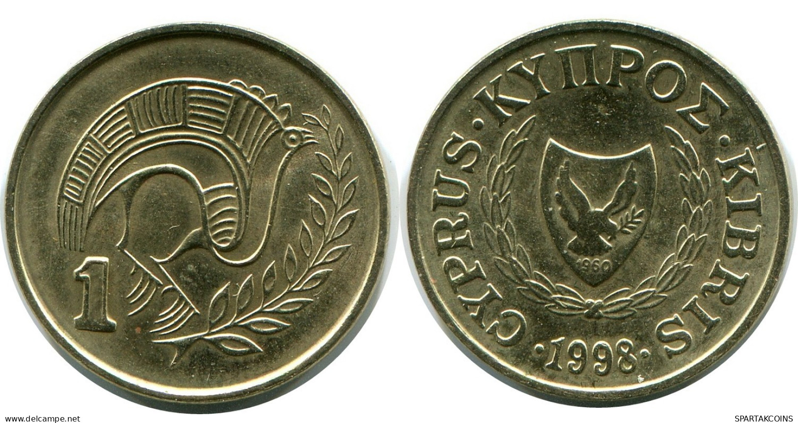 1 CENTS 1998 CYPRUS Coin #AP300.U.A - Zypern