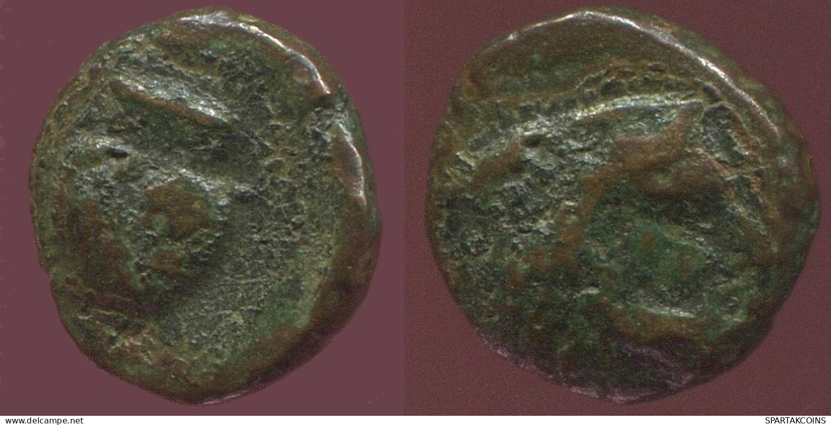 AMPHORA Ancient Authentic Original GREEK Coin 0.9g/9mm #ANT1520.9.U.A - Griekenland