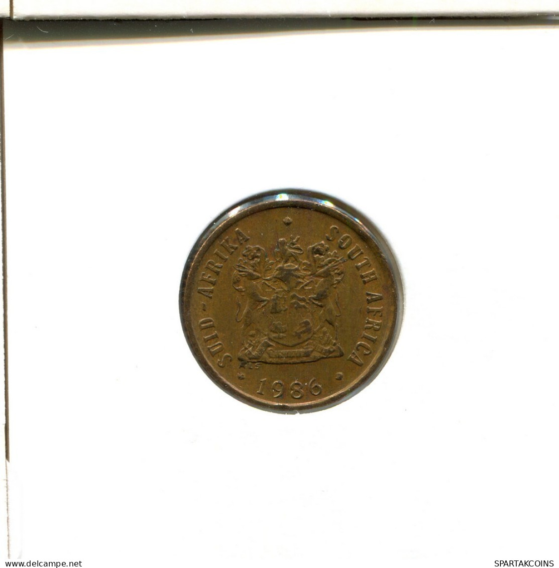 1 CENT 1986 SOUTH AFRICA Coin #AT087.U.A - Südafrika