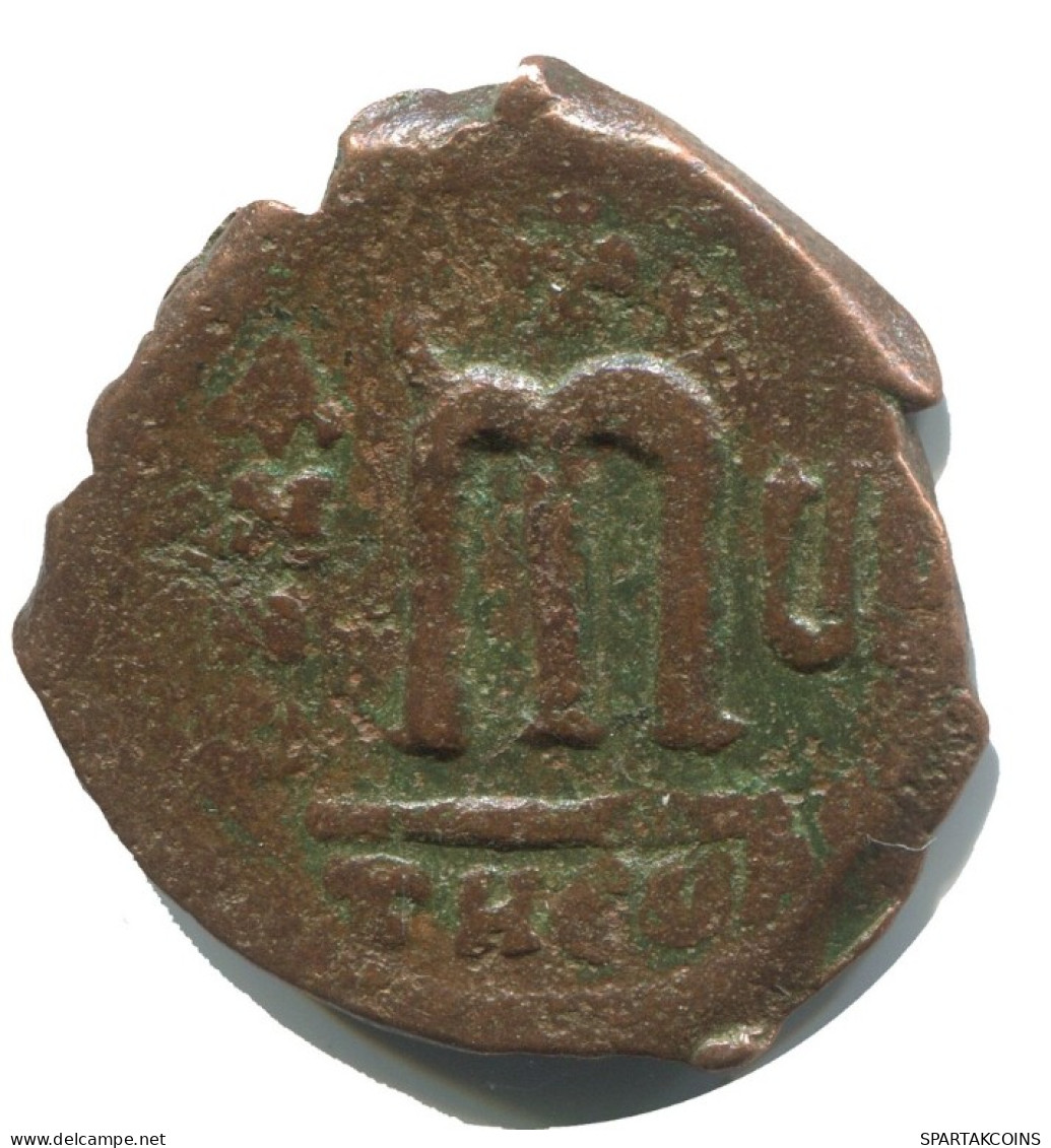 FLAVIUS JUSTINUS II FOLLIS Authentique Antique BYZANTIN Pièce 8.2g/29m #AB316.9.F.A - Byzantinische Münzen