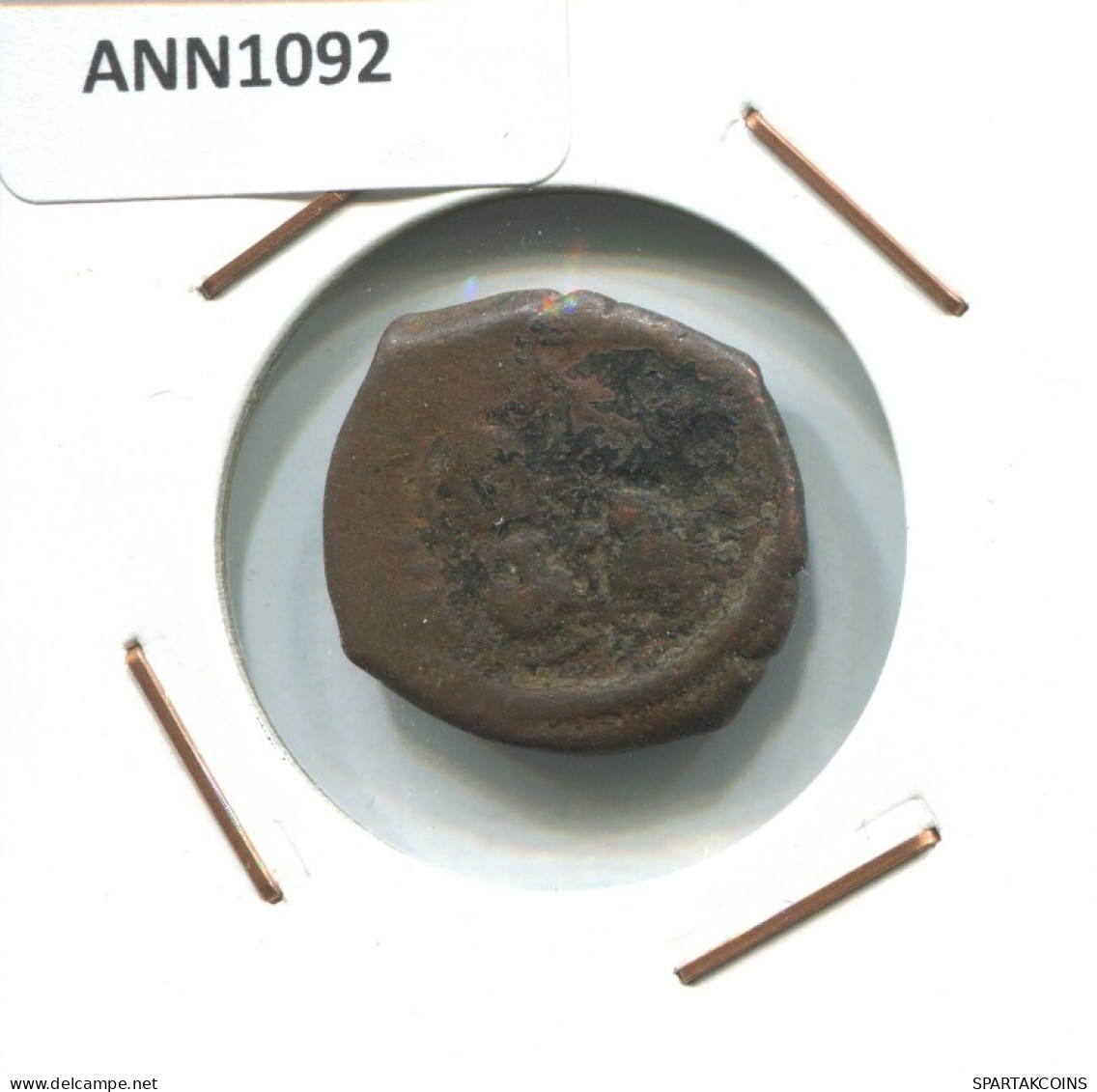 JUSTIN II & SOPHIA THESSALONICA D N IVSTINVS.. ANNO 5.7g/23m #ANN1092.17.D.A - Byzantinische Münzen