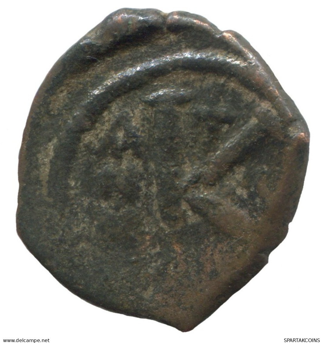 JUSTIN II & SOPHIA THESSALONICA D N IVSTINVS.. ANNO 5.7g/23m #ANN1092.17.D.A - Byzantinische Münzen