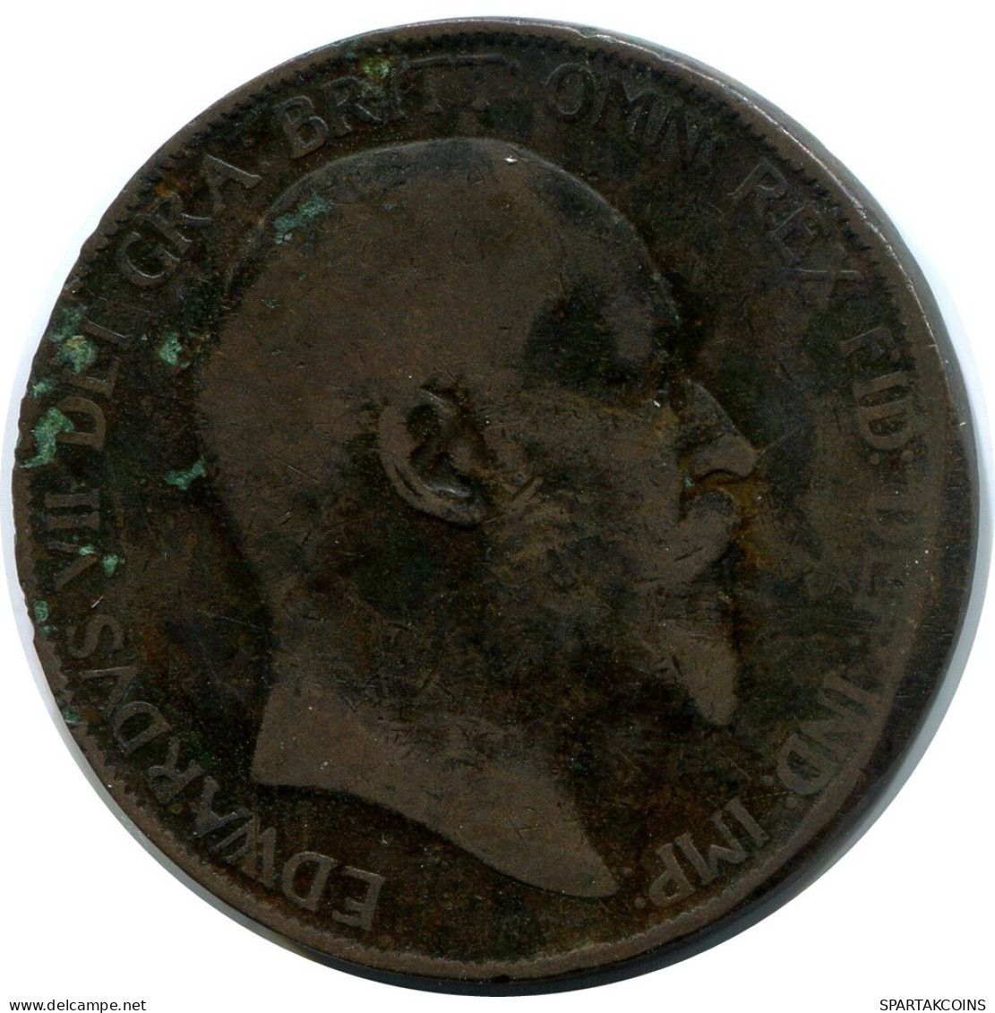 PENNY 1907 UK GRANDE-BRETAGNE GREAT BRITAIN Pièce #BB002.F.A - D. 1 Penny