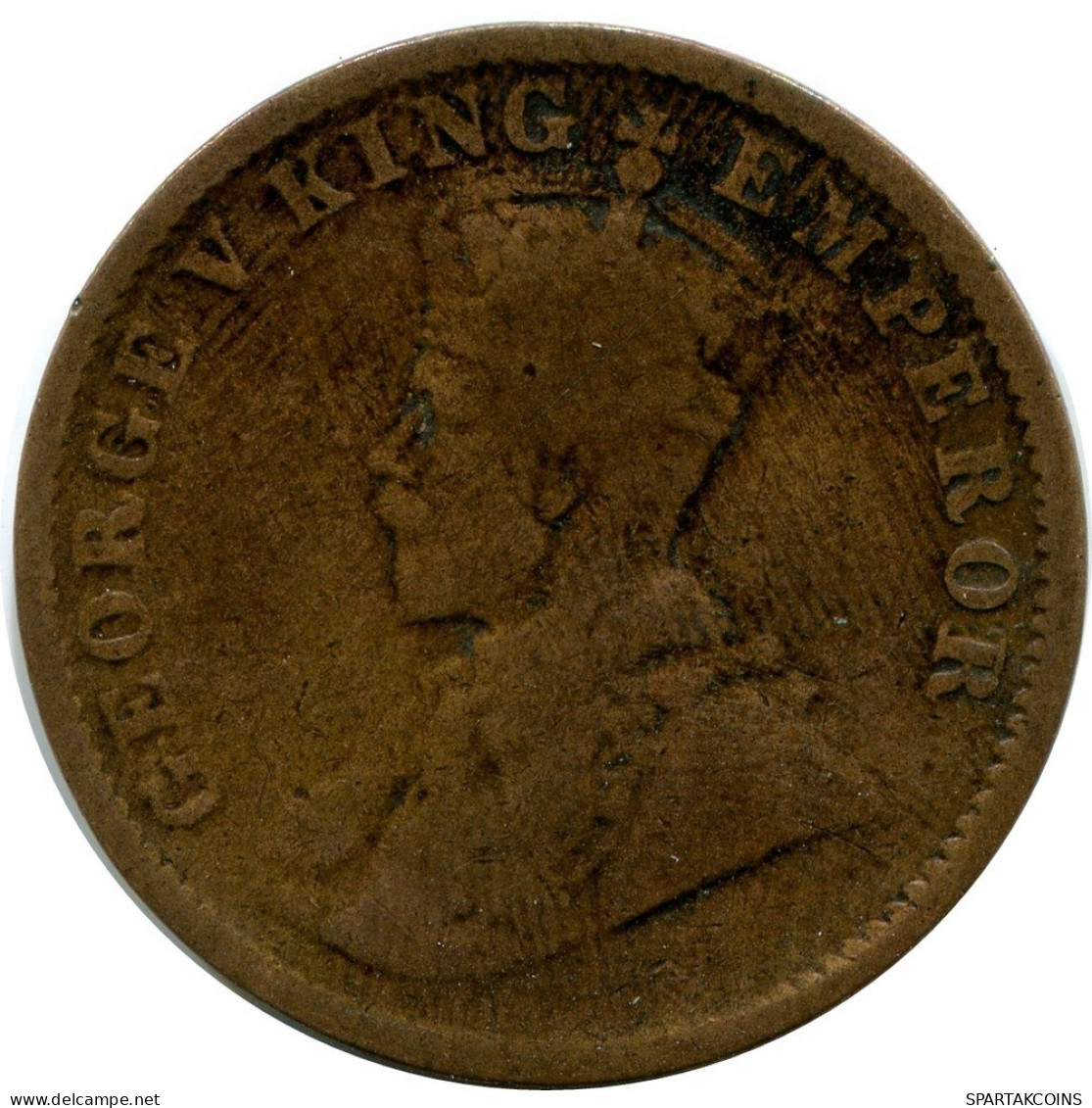 1/4 ANNA 1920 INDIA-BRITISH Coin #AY959.U.A - Indien