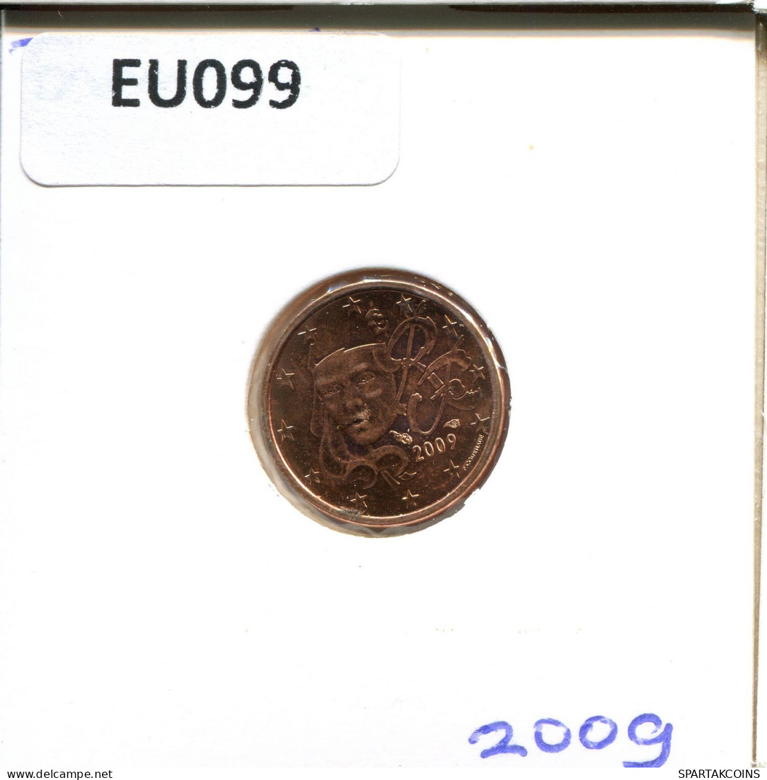 1 EURO CENT 2009 FRANCIA FRANCE Moneda #EU099.E.A - Frankreich