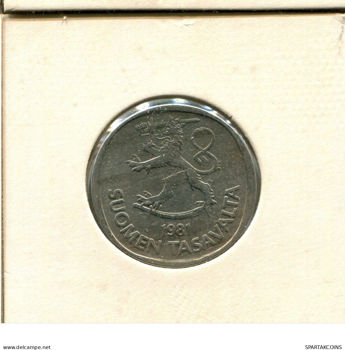 1 MARKKA 1981 FINLAND Coin #AS750.U.A - Finland