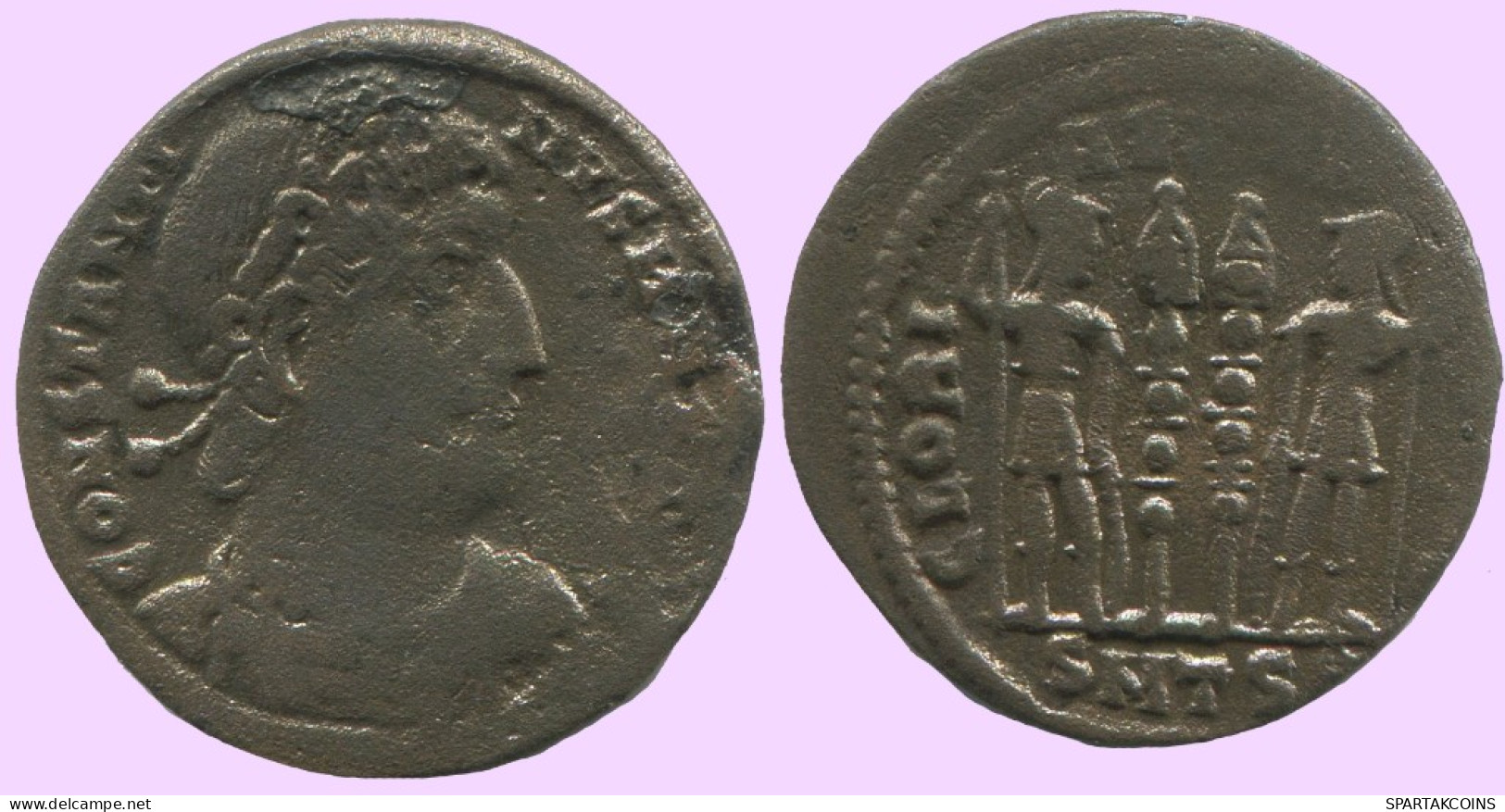 Authentische Antike Spätrömische Münze RÖMISCHE Münze 2g/18mm #ANT2184.14.D.A - El Bajo Imperio Romano (363 / 476)