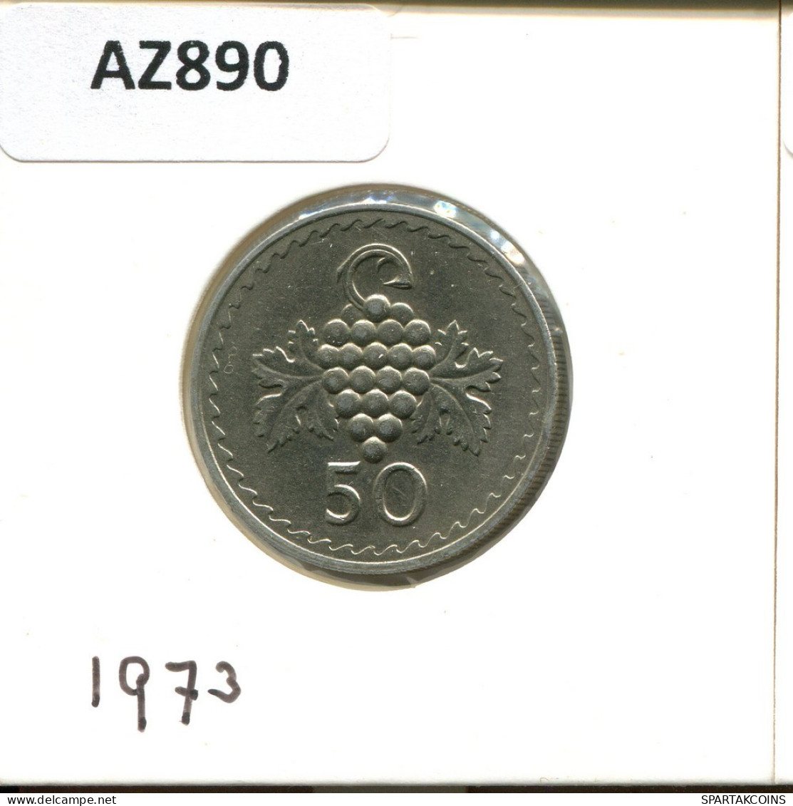 50 MILS 1973 CHYPRE CYPRUS Pièce #AZ890.F.A - Cyprus