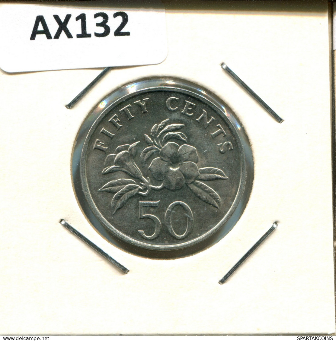 50 CENTS 1989 SINGAPUR SINGAPORE Moneda #AX132.E.A - Singapore