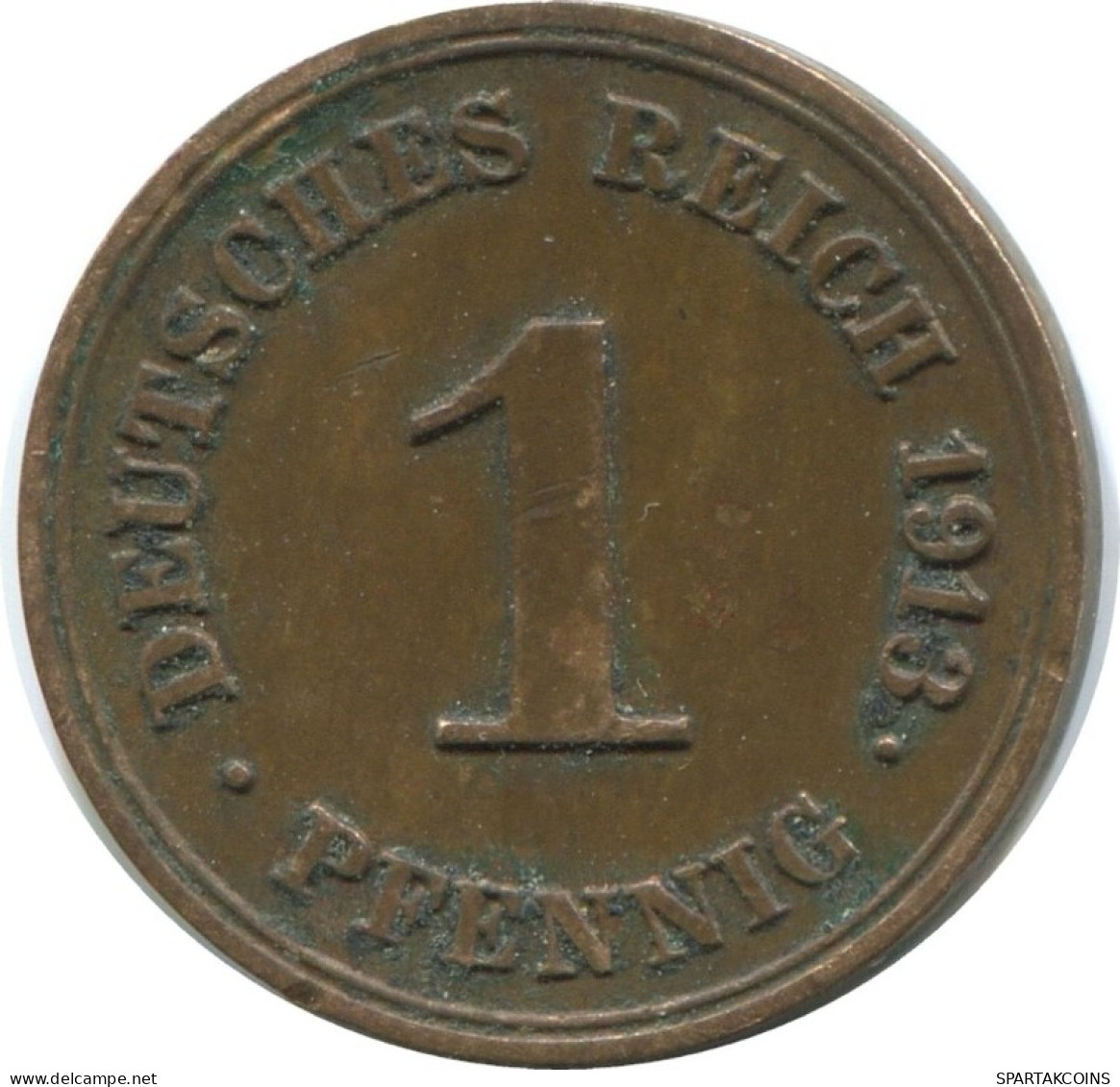 1 PFENNIG 1913 G ALEMANIA Moneda GERMANY #AD446.9.E.A - 1 Pfennig