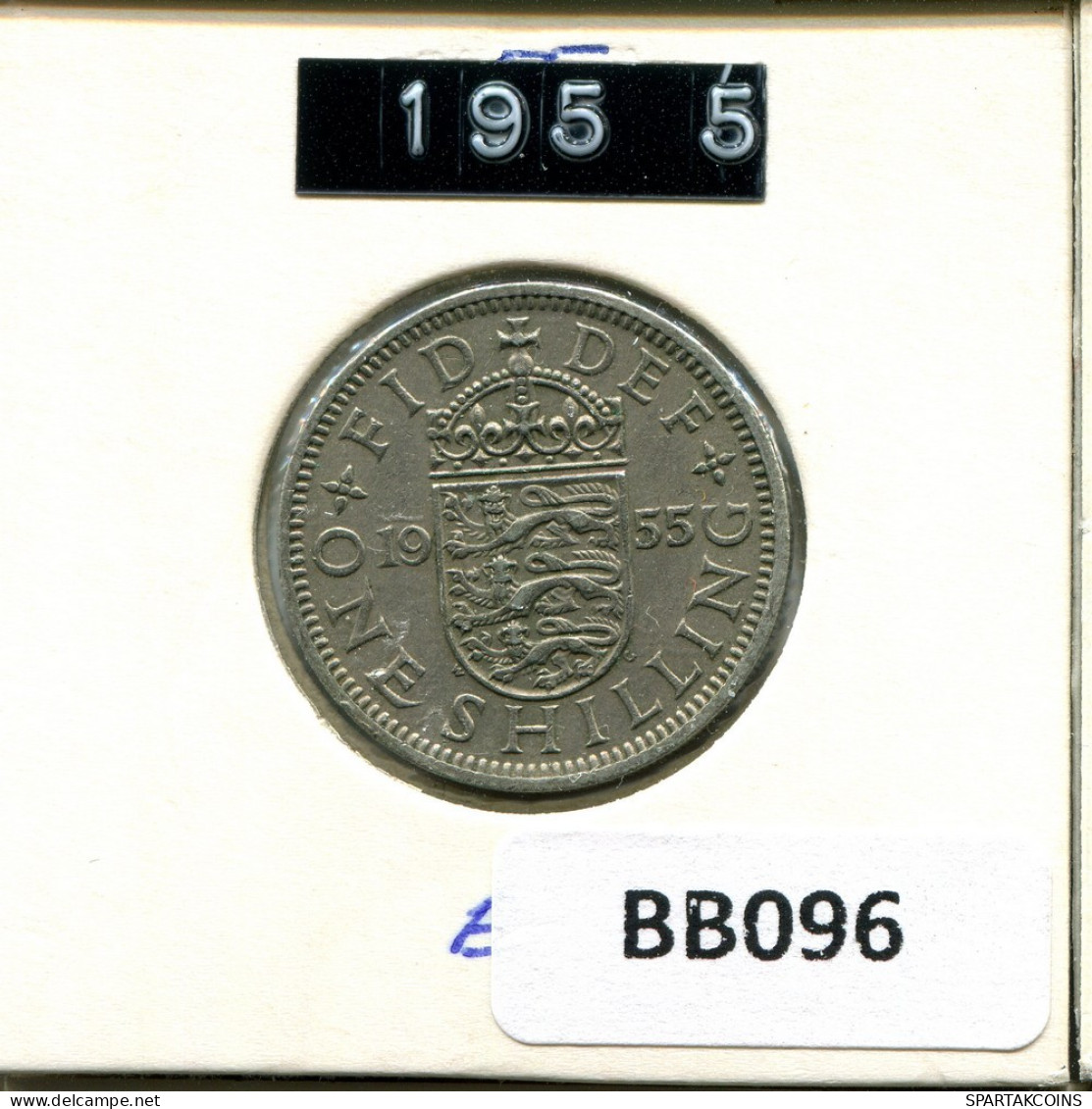 SHILLING 1955 UK GBAN BRETAÑA GREAT BRITAIN Moneda #BB096.E.A - I. 1 Shilling