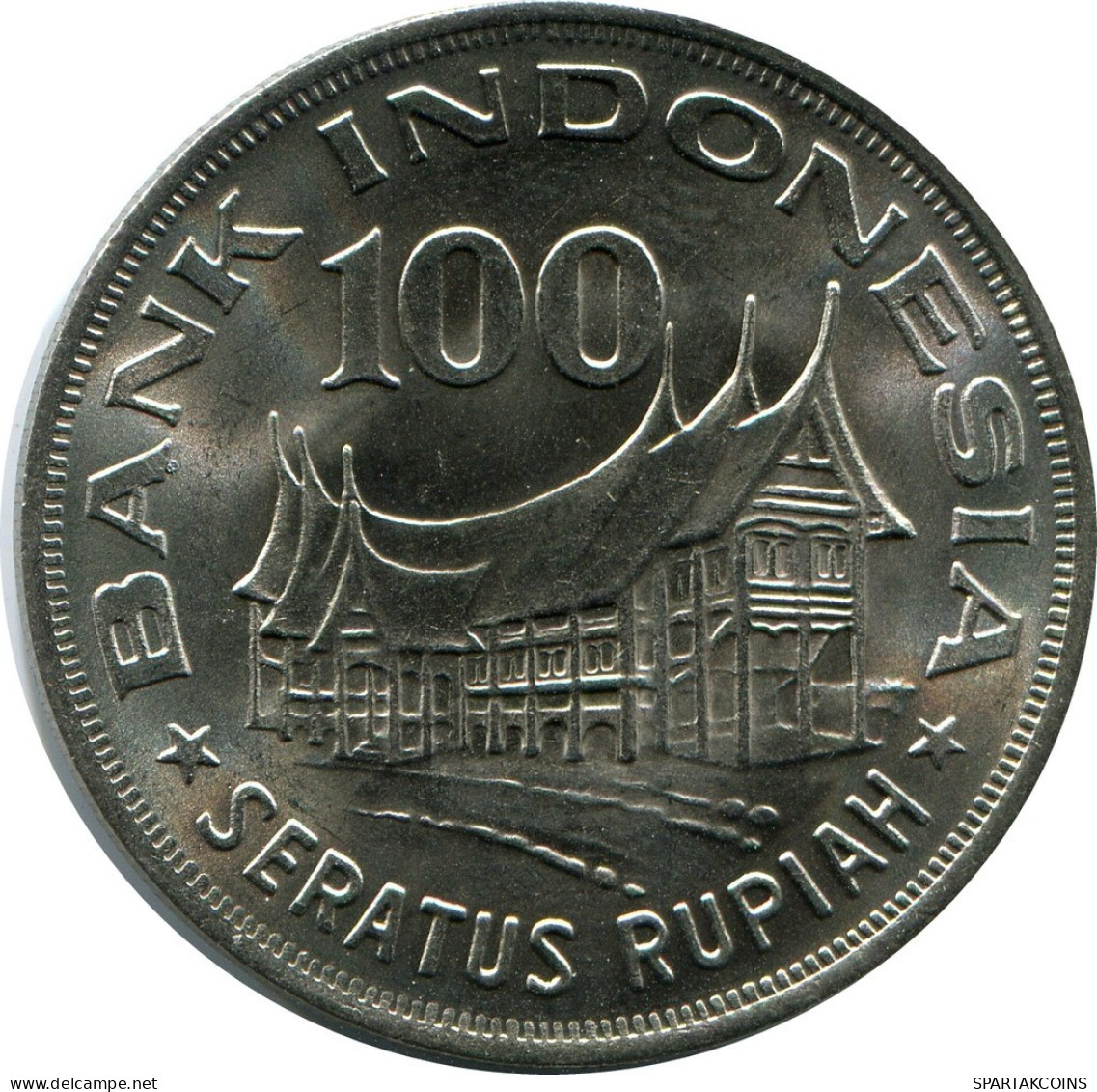 100 RUPIAH 1978 INDONESIA Coin #AZ176.U.A - Indonesien