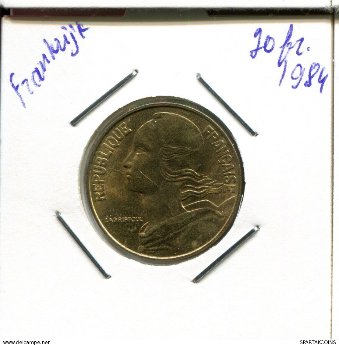 20 CENTIMES 1984 FRANKREICH FRANCE Französisch Münze #AN898.D.A - 20 Centimes
