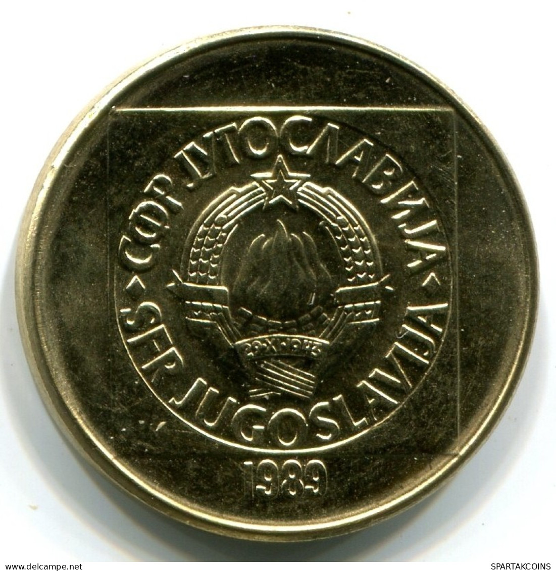 100 DINARA 1989 YOUGOSLAVIE YUGOSLAVIA UNC Pièce #W11151.F.A - Joegoslavië