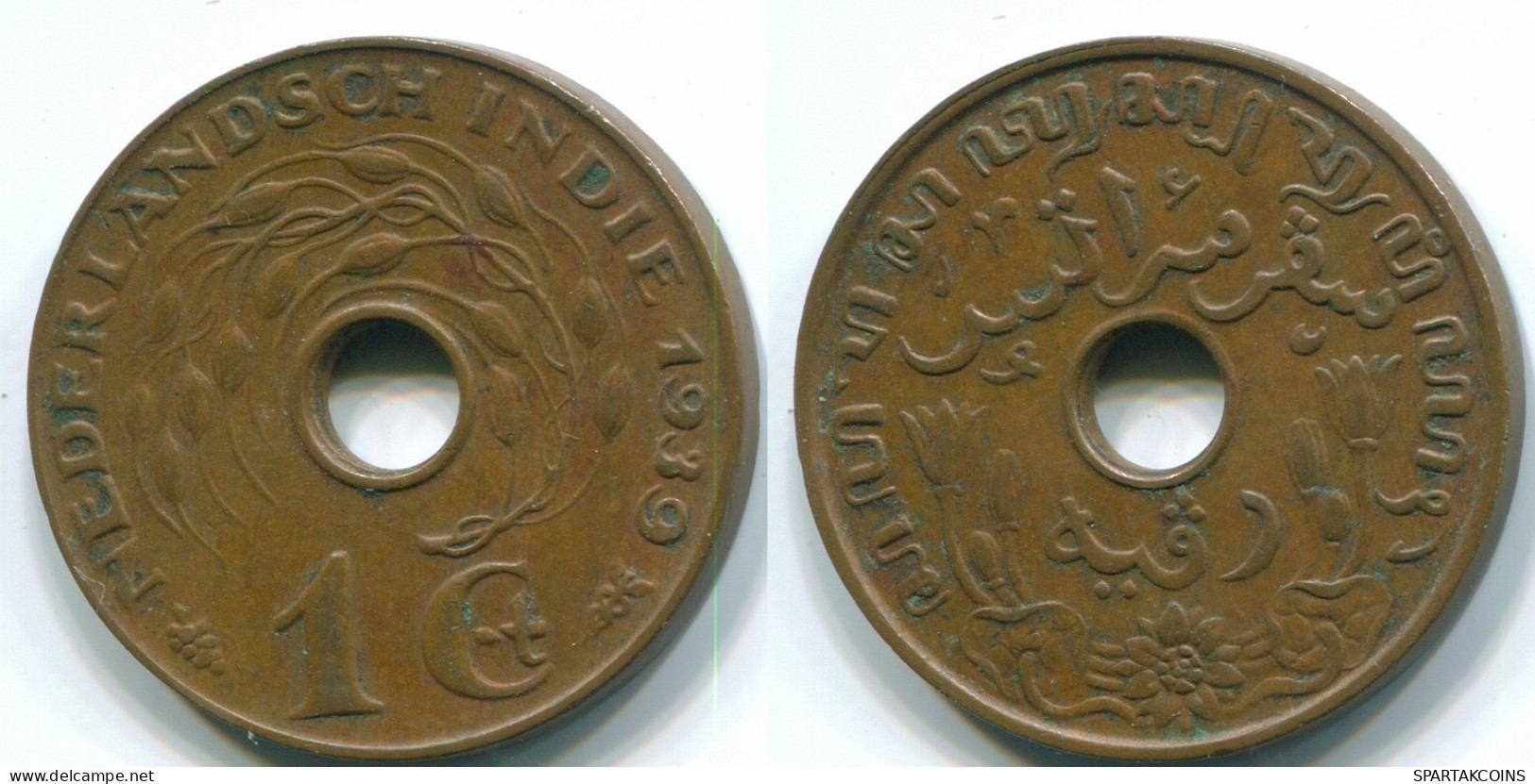 1 CENT 1939 INDIAS ORIENTALES DE LOS PAÍSES BAJOS INDONESIA Bronze #S10285.E.A - Dutch East Indies