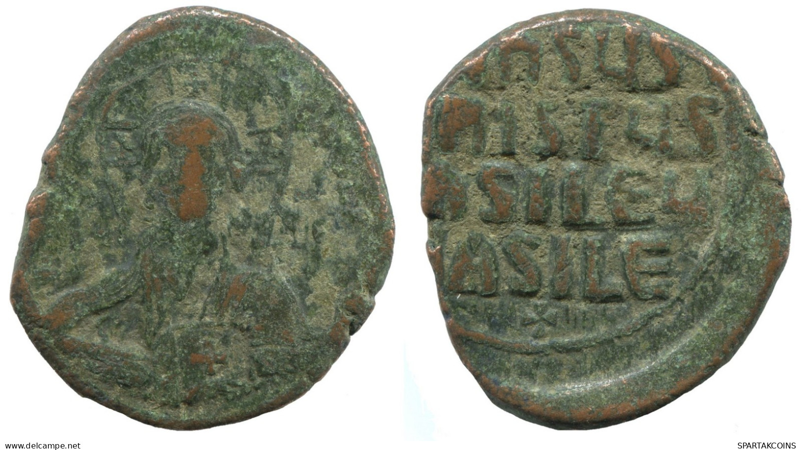 CONSTANTINE VIII CLASS A3 ANONYMOUS FOLLIS 12.8g/32mm BYZANTINE #SAV1014.10.U.A - Byzantines