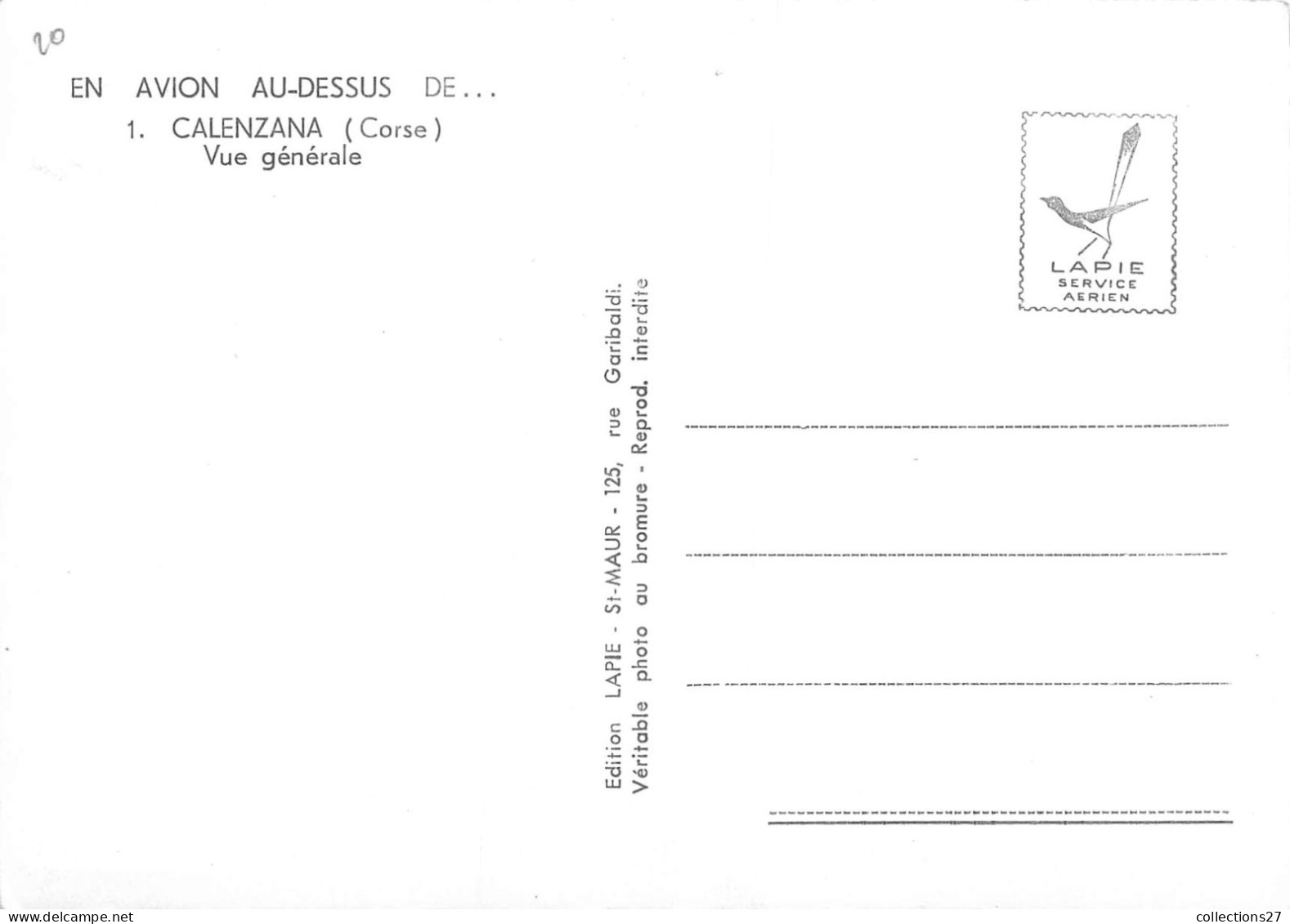 20-CALENZANA- VUE GENERALE - Sonstige & Ohne Zuordnung