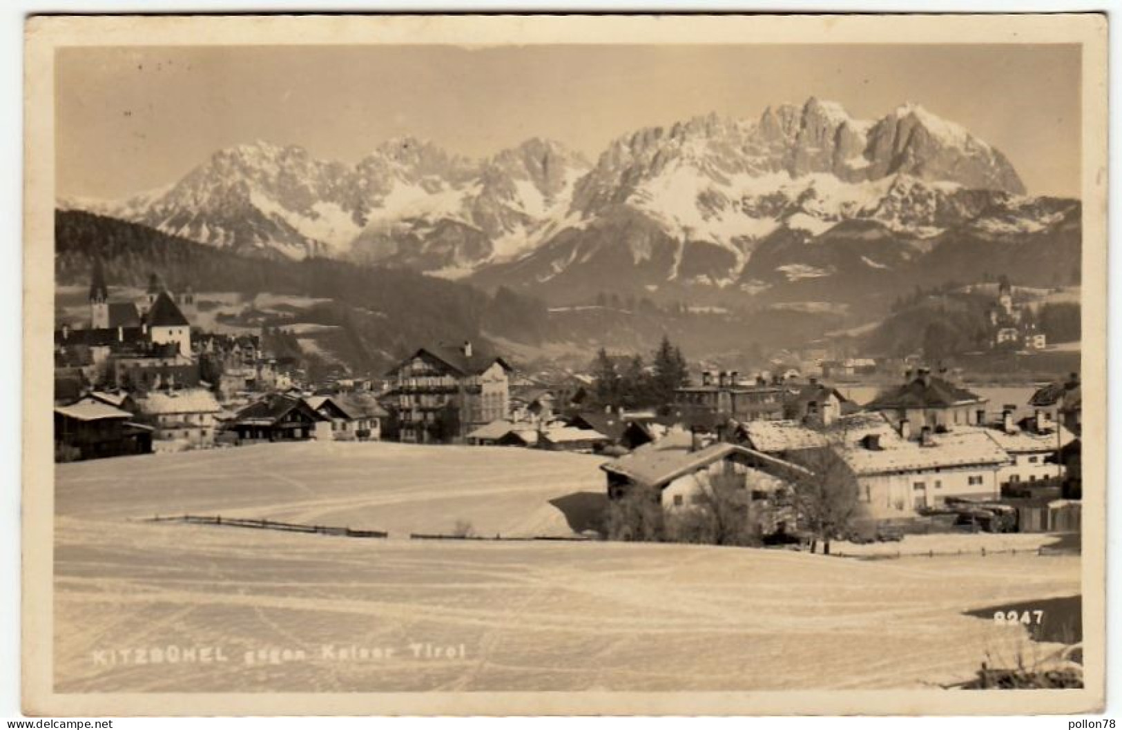 KITZBUHEL - GEGEN KAISER TIROL - TIROLO - Vedi Retro - Formato Piccolo - Kitzbühel