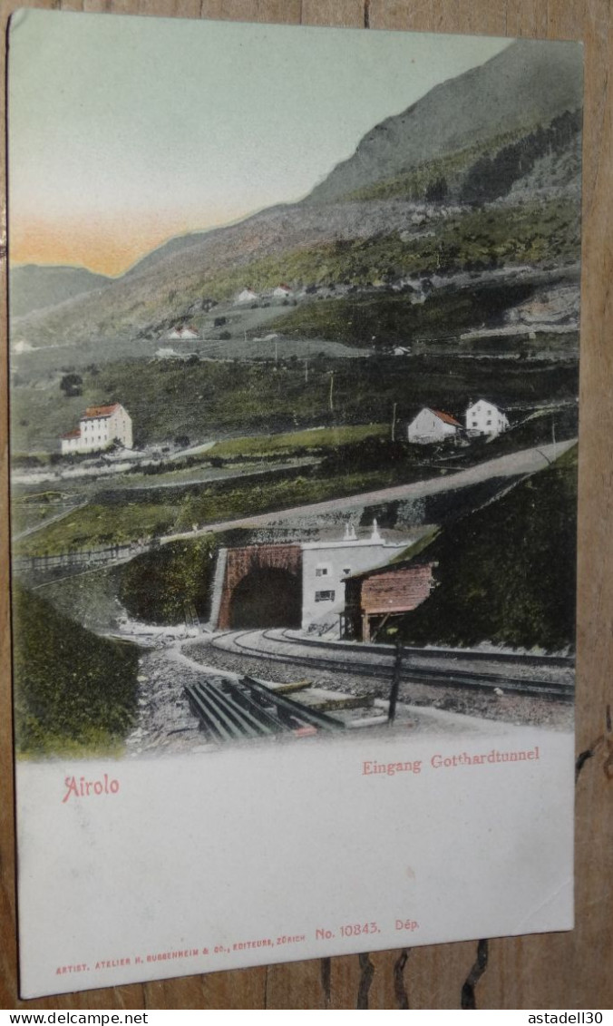 AIROLO, Eingang Gotthardtunnel  ............... BE2-18879 - Airolo