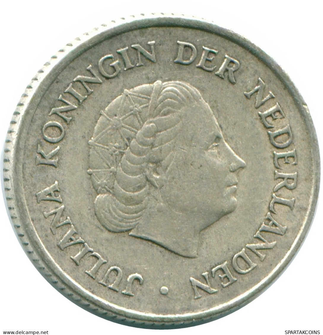 1/4 GULDEN 1967 NETHERLANDS ANTILLES SILVER Colonial Coin #NL11483.4.U.A - Antilles Néerlandaises
