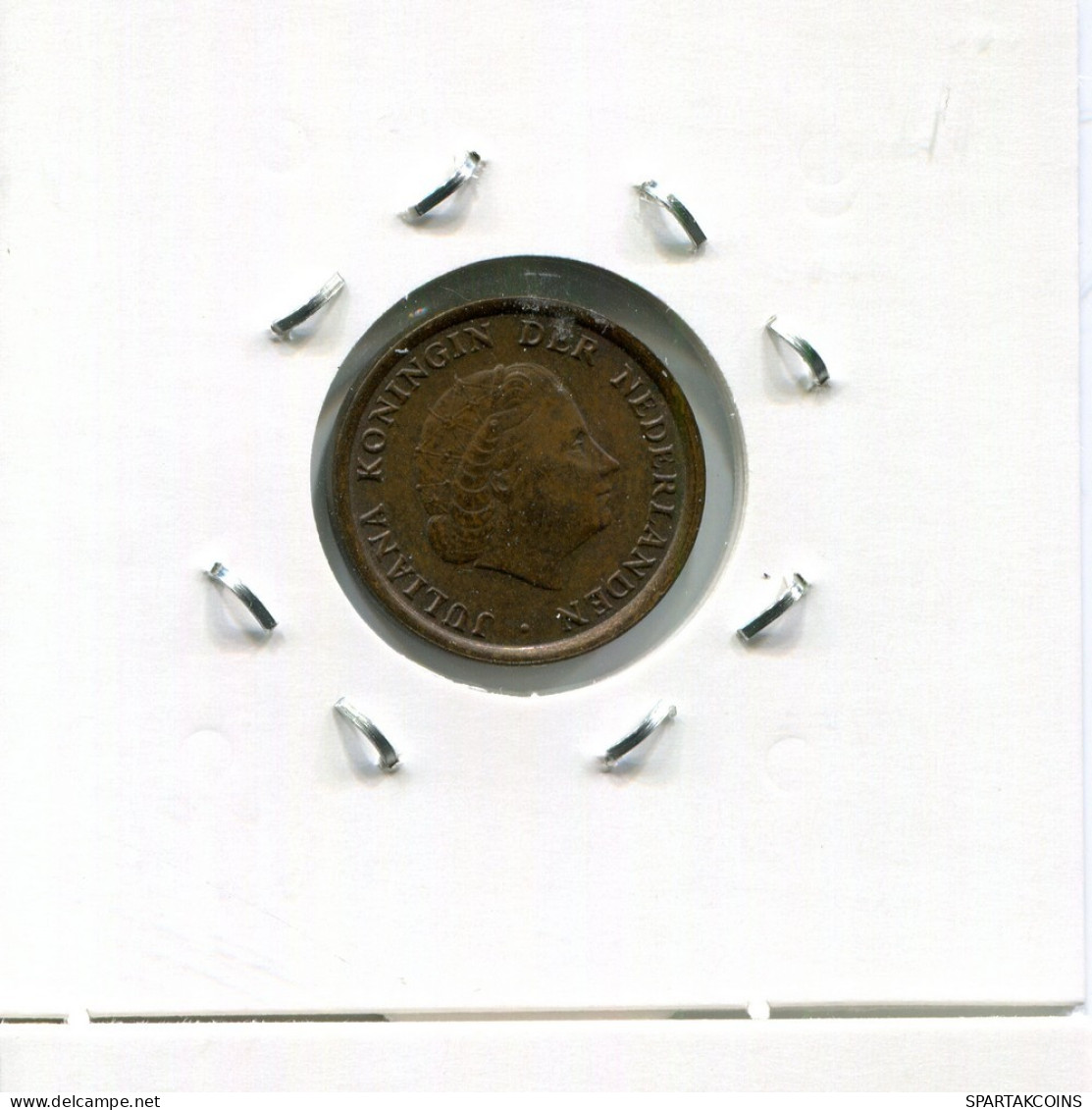 1 CENT 1968 NETHERLANDS Coin #AR536.U.A - 1948-1980 : Juliana