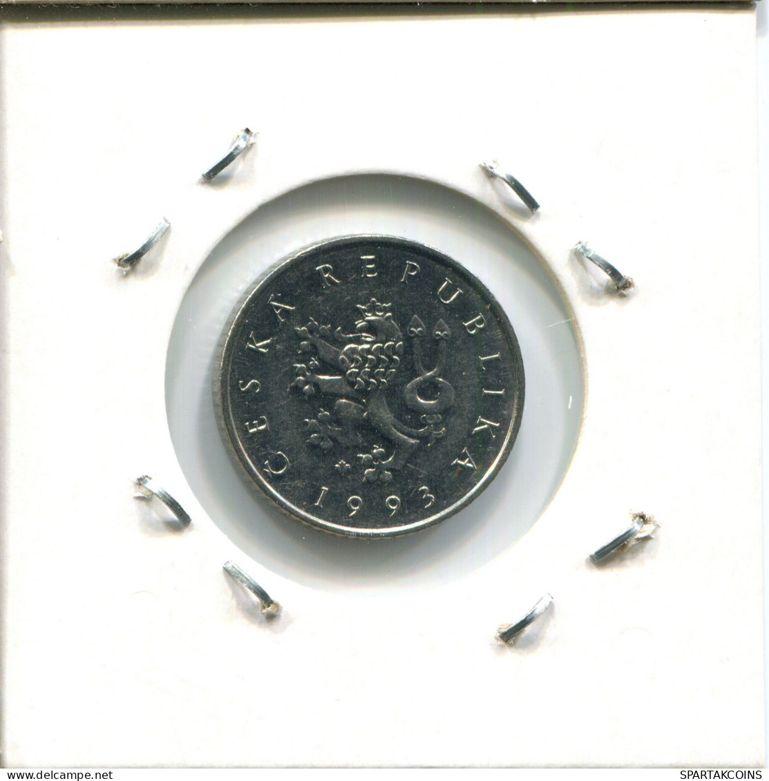 1 KORUNA 1993 CZECH REPUBLIC Coin #AW305.U.A - Tschechische Rep.