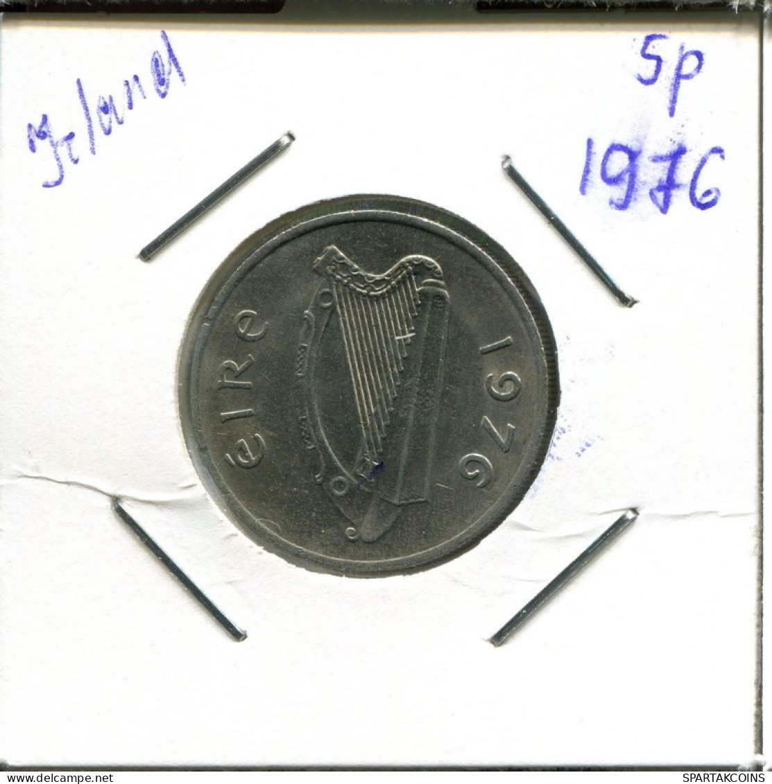 5 PENCE 1976 IRELAND Coin #AN633.U.A - Irlande