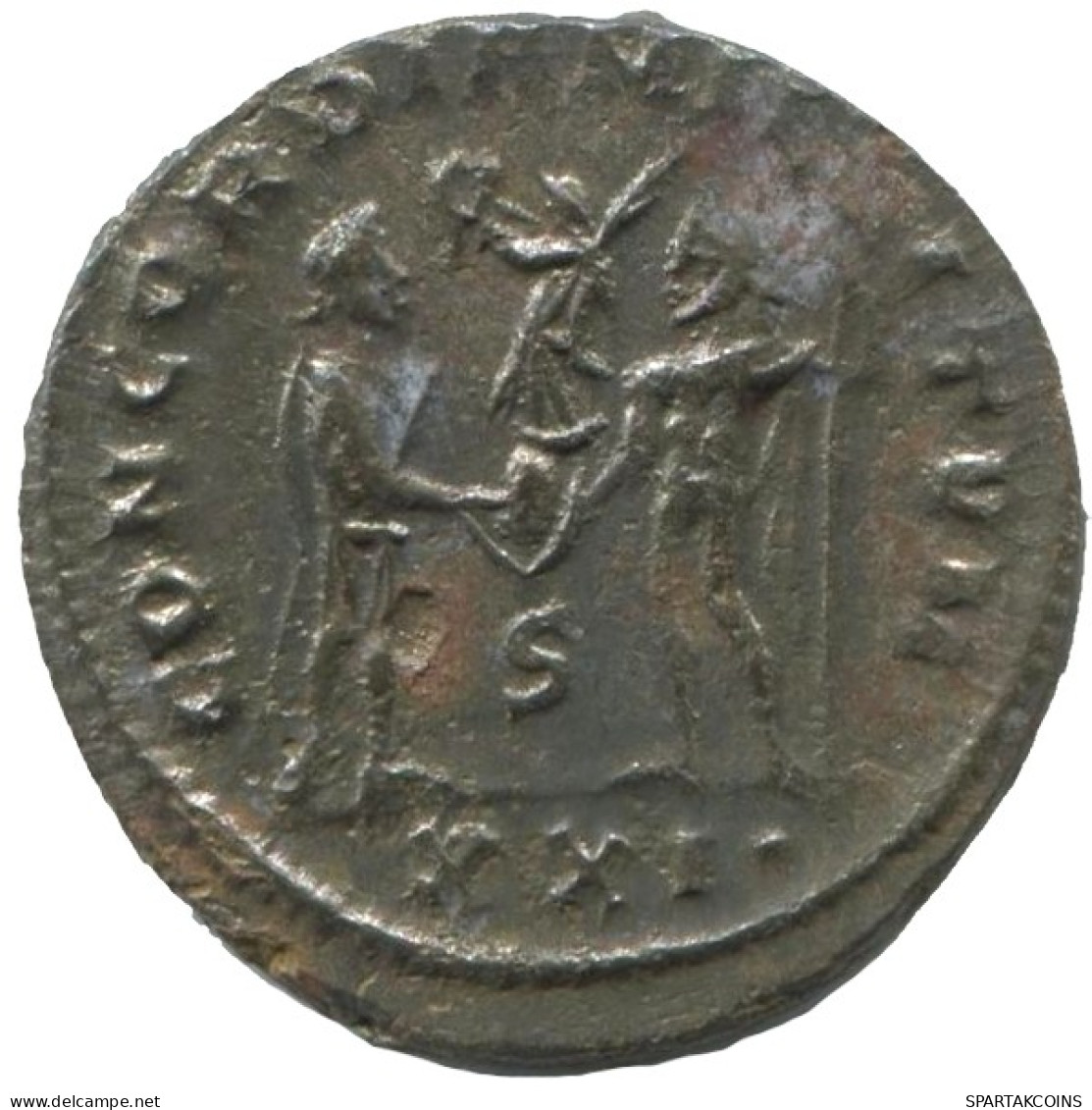 MAXIMIANUS ANTONINIANUS Siscia (S/XXI ) AD293 CONCORDIA MILITVM #ANT1948.48.D.A - The Tetrarchy (284 AD Tot 307 AD)