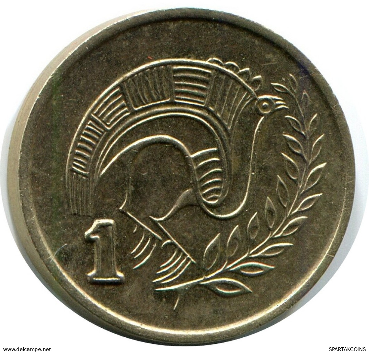 1 CENTS 1990 CHIPRE CYPRUS Moneda #AP325.E.A - Chypre