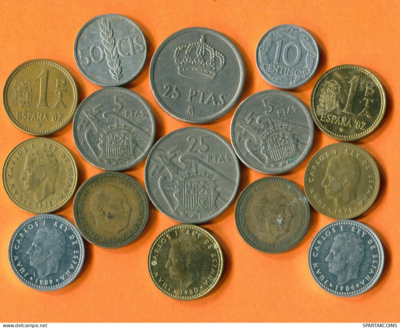 ESPAÑA Moneda SPAIN SPANISH Moneda Collection Mixed Lot #L10229.1.E.A - Altri & Non Classificati