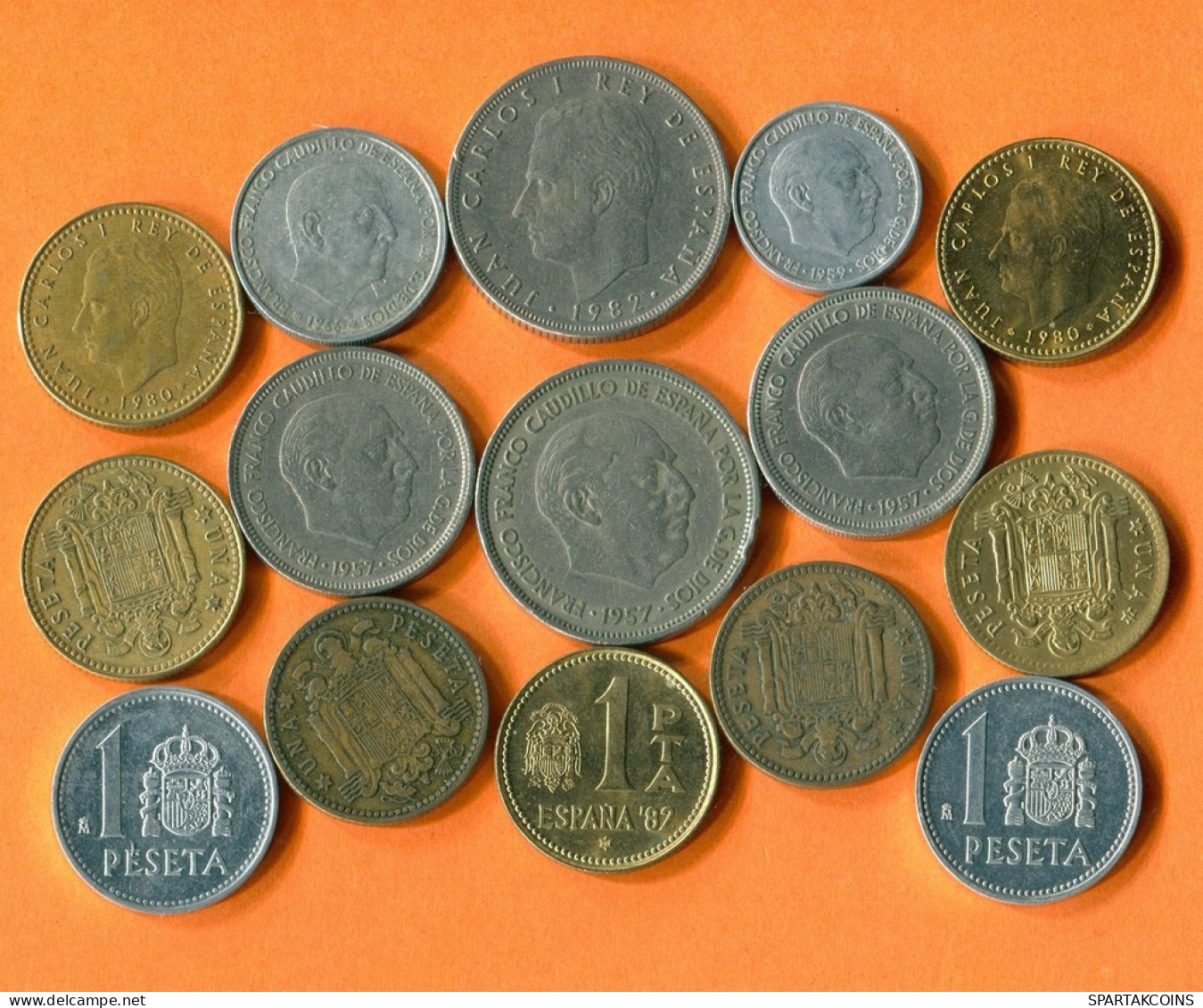 ESPAÑA Moneda SPAIN SPANISH Moneda Collection Mixed Lot #L10229.1.E.A - Otros & Sin Clasificación