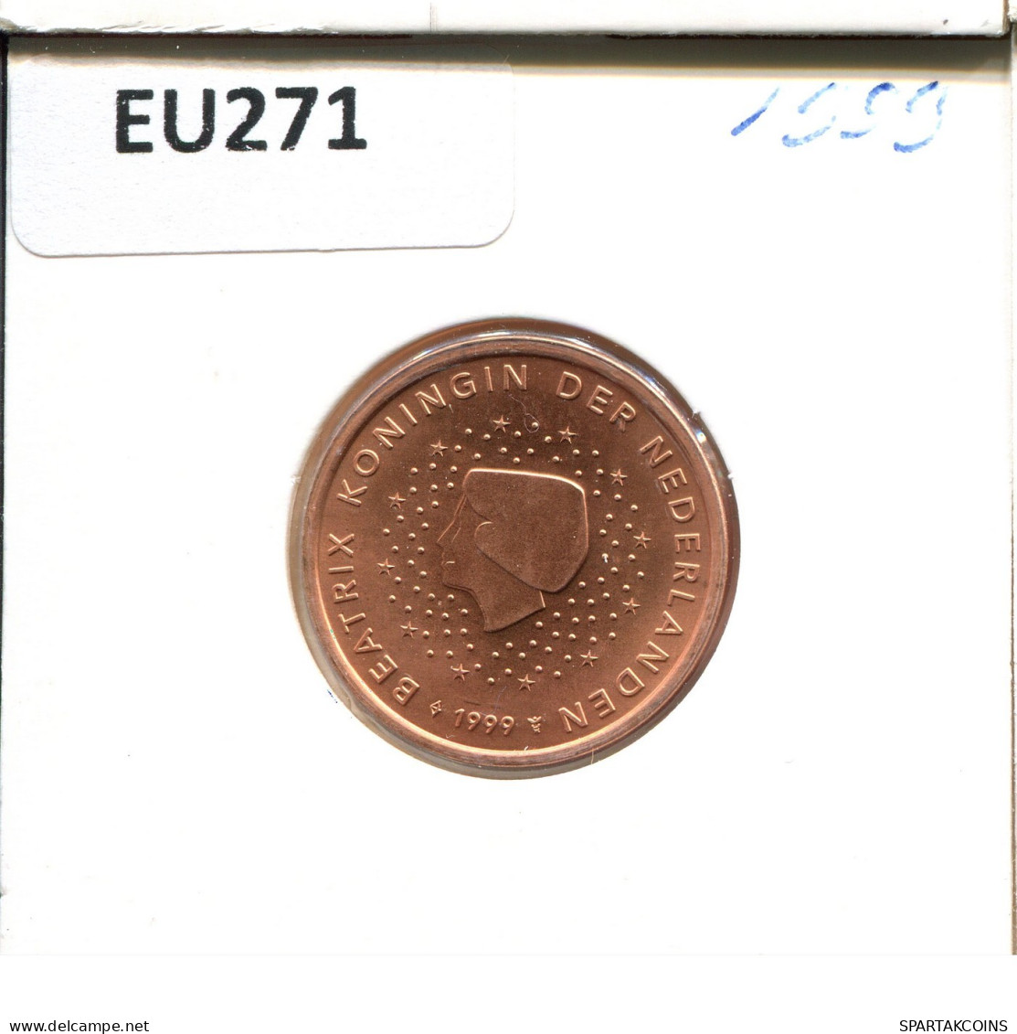 5 EURO CENTS 1999 NIEDERLANDE NETHERLANDS Münze #EU271.D.A - Nederland