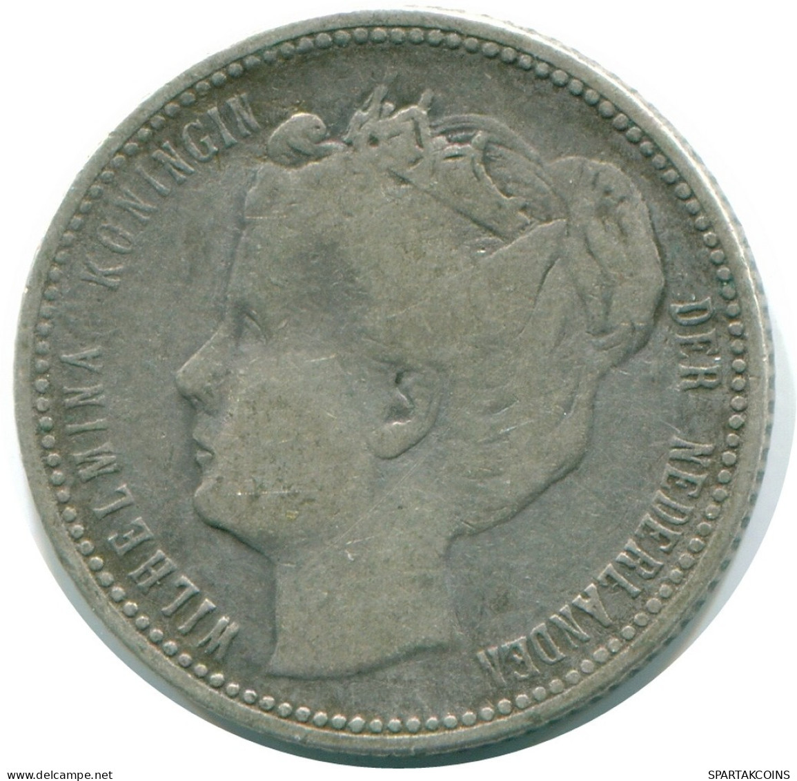 1/4 GULDEN 1900 CURACAO Netherlands SILVER Colonial Coin #NL10461.4.U.A - Curaçao