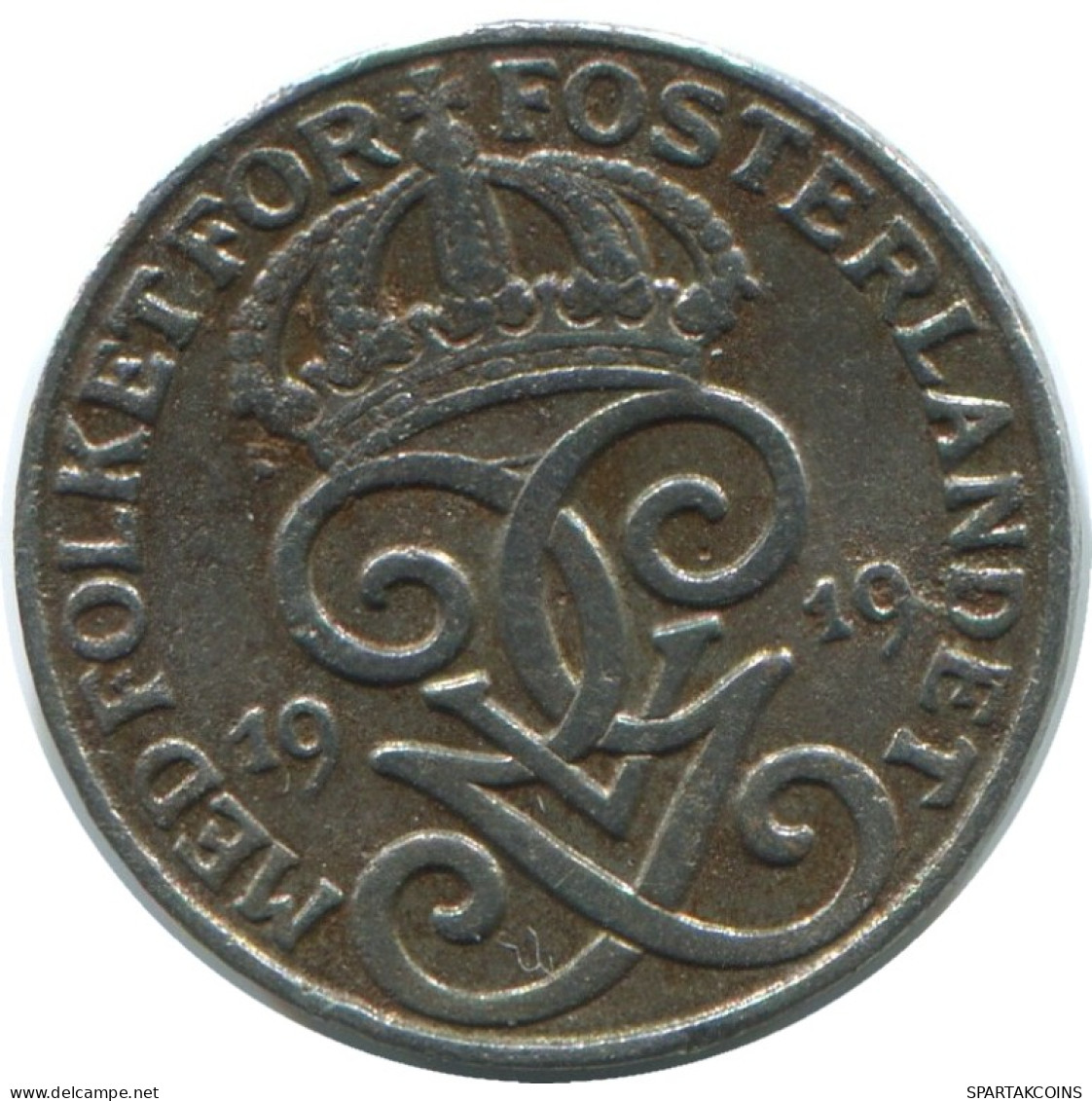 1 ORE 1919 SUÈDE SWEDEN Pièce #AD151.2.F.A - Sweden