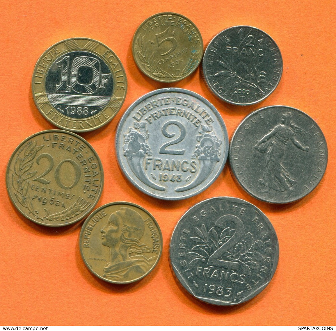 FRANCIA FRANCE Moneda Collection Mixed Lot #L10485.1.E.A - Colecciones