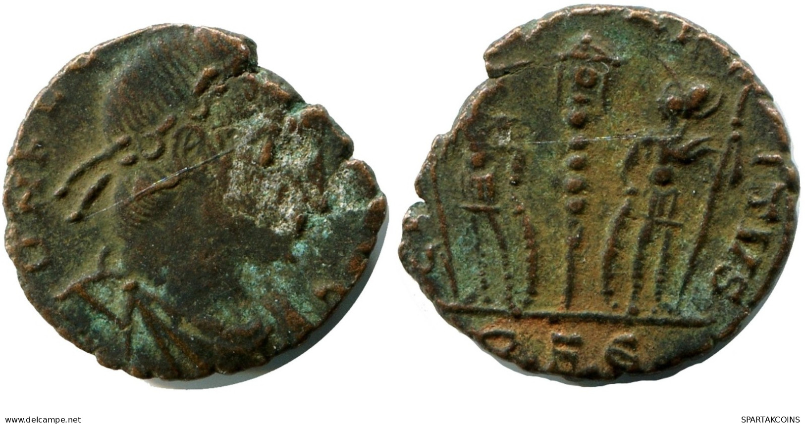 CONSTANS MINTED IN ROME ITALY FOUND IN IHNASYAH HOARD EGYPT #ANC11509.14.D.A - L'Empire Chrétien (307 à 363)