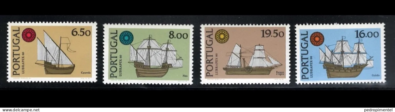 Portugal Stamps 1980 "Lubrapex 80" Condition MNH #1492-1495 (minisheet+stamps) - Unused Stamps