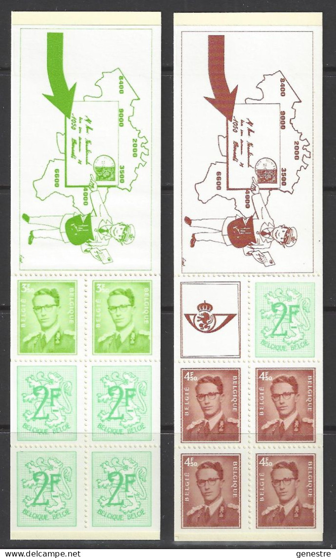 Belgique - 1972 - COB 1657 à 1659 (carnets B8 Et B9) ** (MNH) - Unused Stamps
