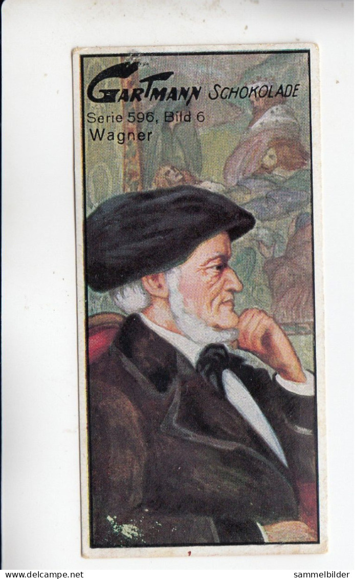 Gartmann  Komponisten Richard Wagner    Serie 596 #6 Von 1924 - Sonstige & Ohne Zuordnung