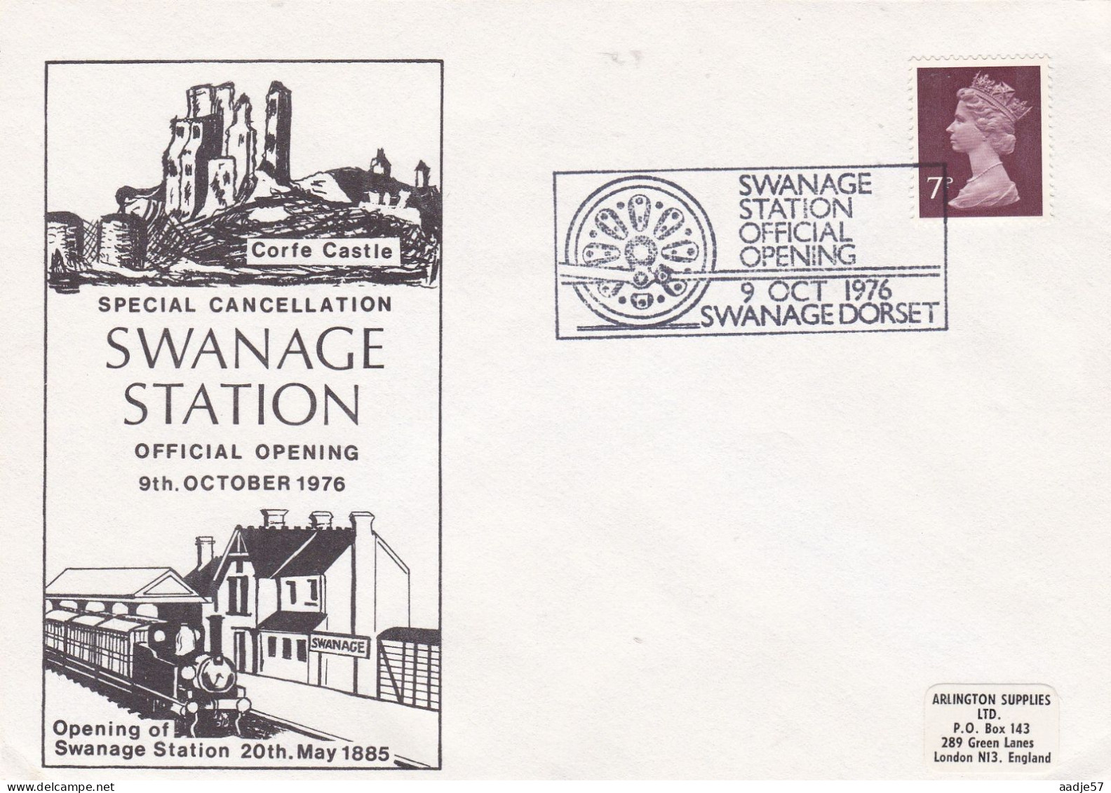 GB Engeland 1976 Official Opening Swanage Station    09-10-1976 - Tranvie