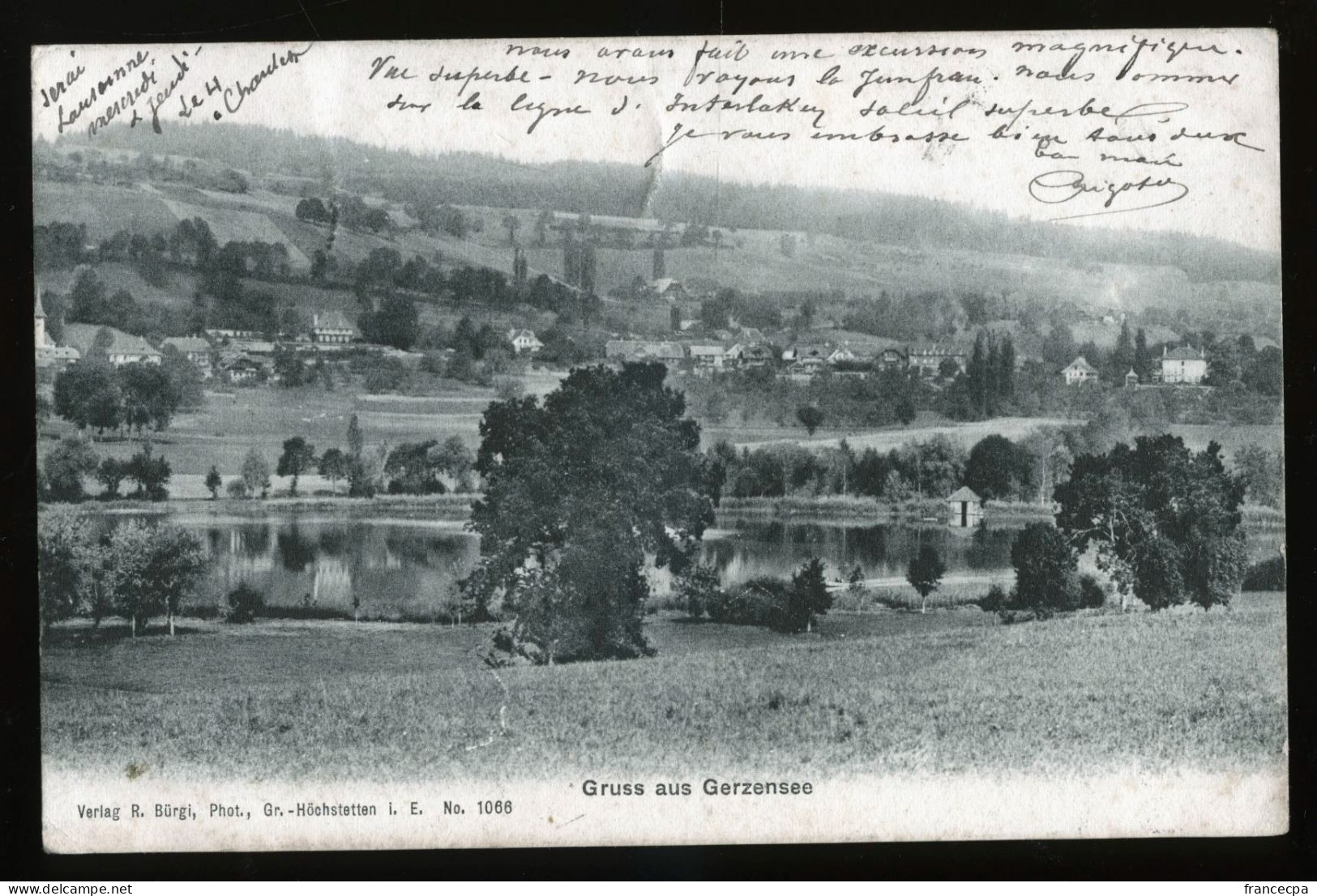 14967 - SUISSE -  GRUSS Aus GERZENSEE - Gerzensee