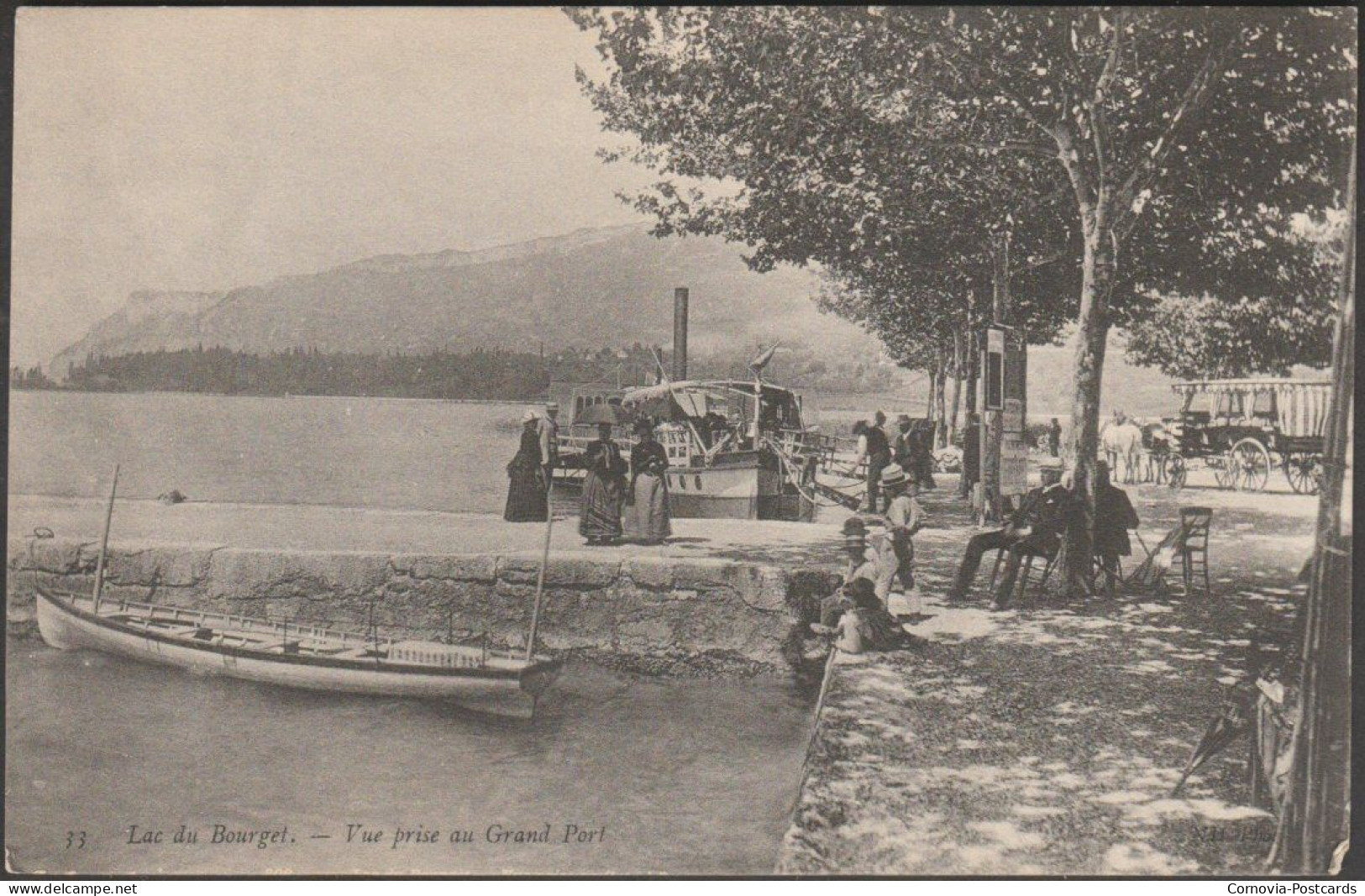 Vue Prise Au Grand Port, Lac Du Bourget, C.1910 - Neurdein CPA ND33 - Le Bourget Du Lac