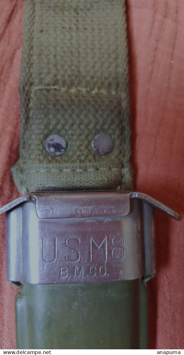 Fourreau USM8 Bien Marqué BMCO Pour USM3 Ou USM4, B.M. Co, Bouton Pression à Droite, United Carr, B14N, USM8A1 - Ausrüstung